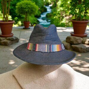 Oleg Cassini Design Vintage Fedora Bucket Hat Casual Unisex 7-1/8